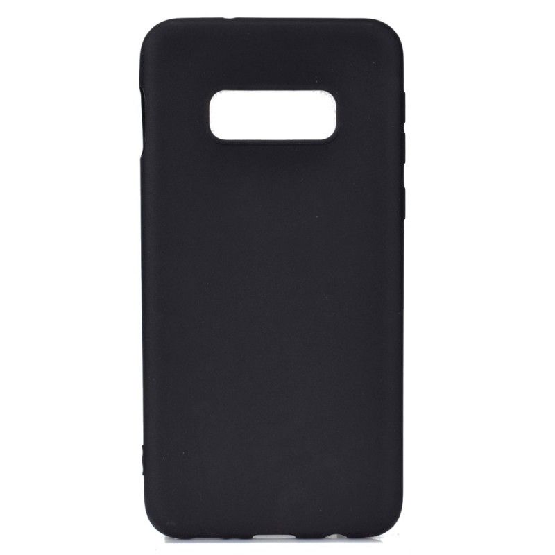 Case Hoesje Samsung Galaxy S10e Wit Zwart Telefoonhoesje Siliconen