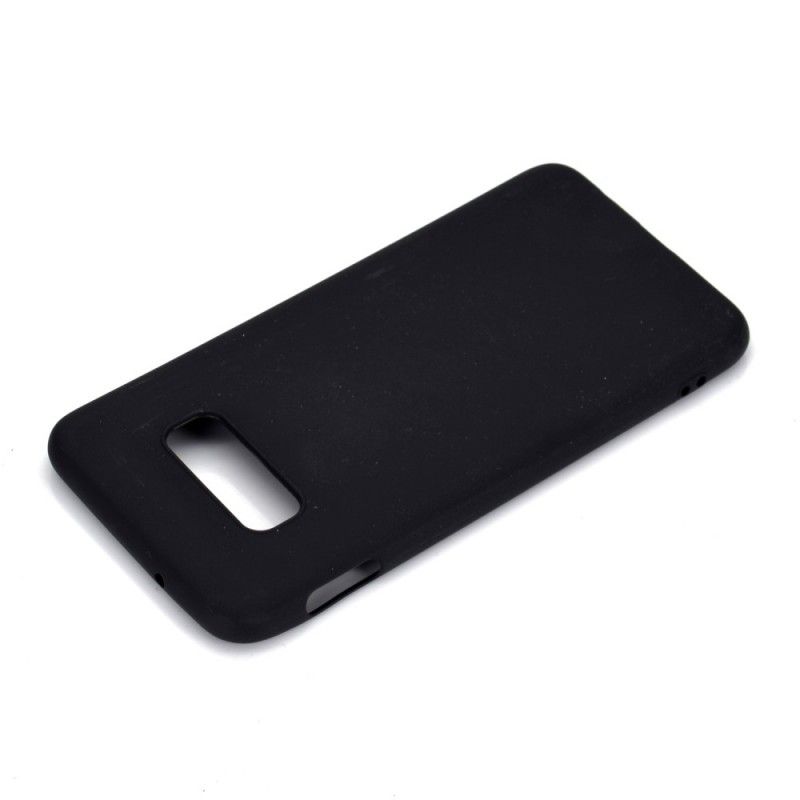 Case Hoesje Samsung Galaxy S10e Wit Zwart Telefoonhoesje Siliconen