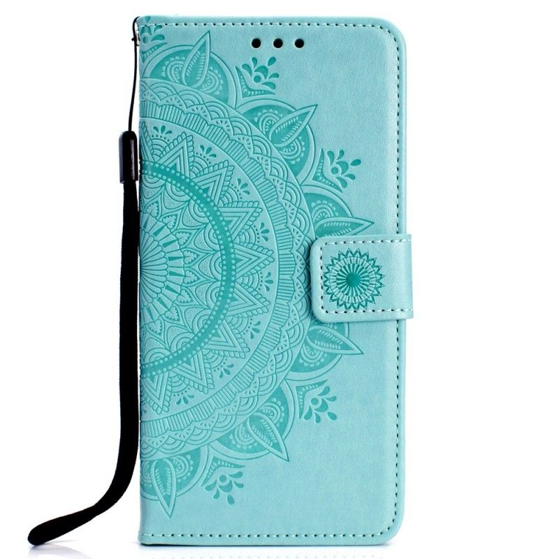 Cover Folio-hoesje Samsung Galaxy S10e Magenta Grijs Telefoonhoesje Zon Mandala