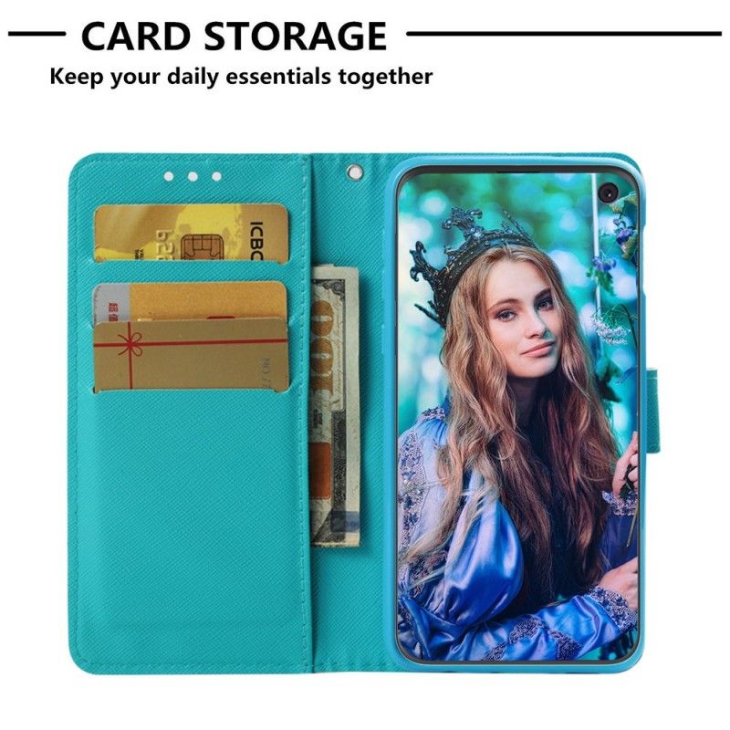 Cover Folio-hoesje Samsung Galaxy S10e Telefoonhoesje Vellen