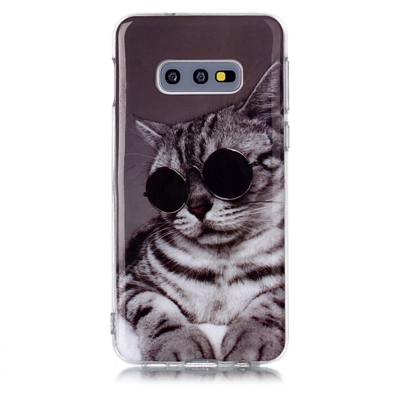 Cover Hoesje Samsung Galaxy S10e Telefoonhoesje Kat Wees Cool