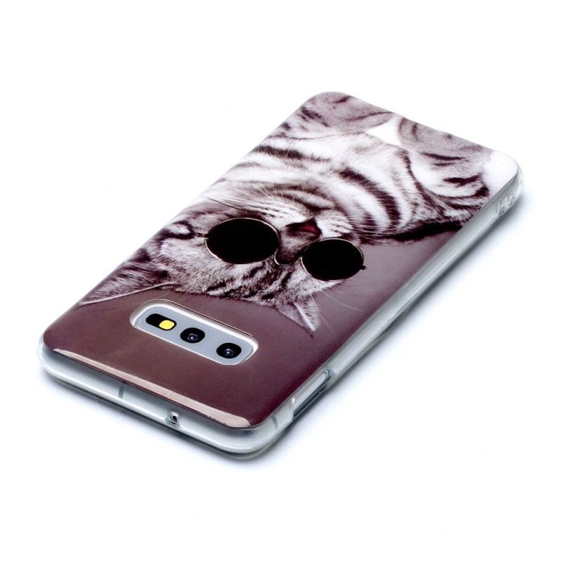 Cover Hoesje Samsung Galaxy S10e Telefoonhoesje Kat Wees Cool