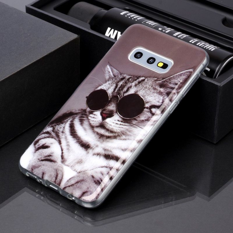 Cover Hoesje Samsung Galaxy S10e Telefoonhoesje Kat Wees Cool