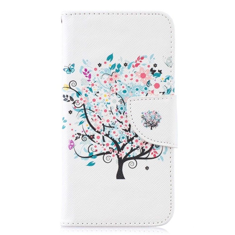 Flip Case Leren Samsung Galaxy S10e Bloemrijke Boom