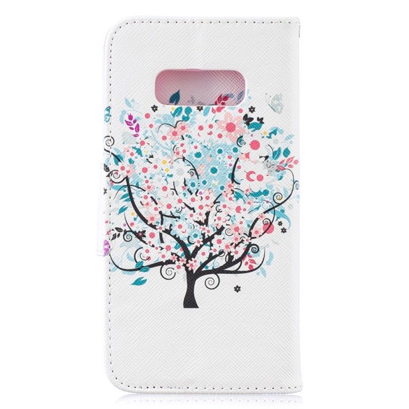 Flip Case Leren Samsung Galaxy S10e Bloemrijke Boom