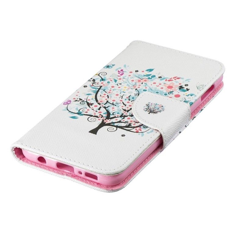 Flip Case Leren Samsung Galaxy S10e Bloemrijke Boom