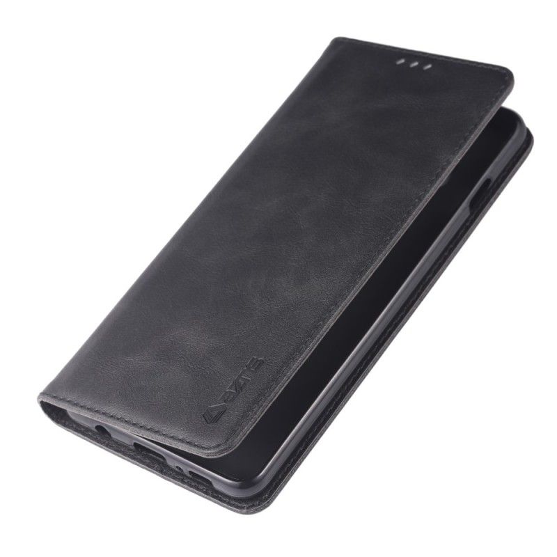 Folio-hoesje Samsung Galaxy S10e Rood Zwart Telefoonhoesje Retro Azns