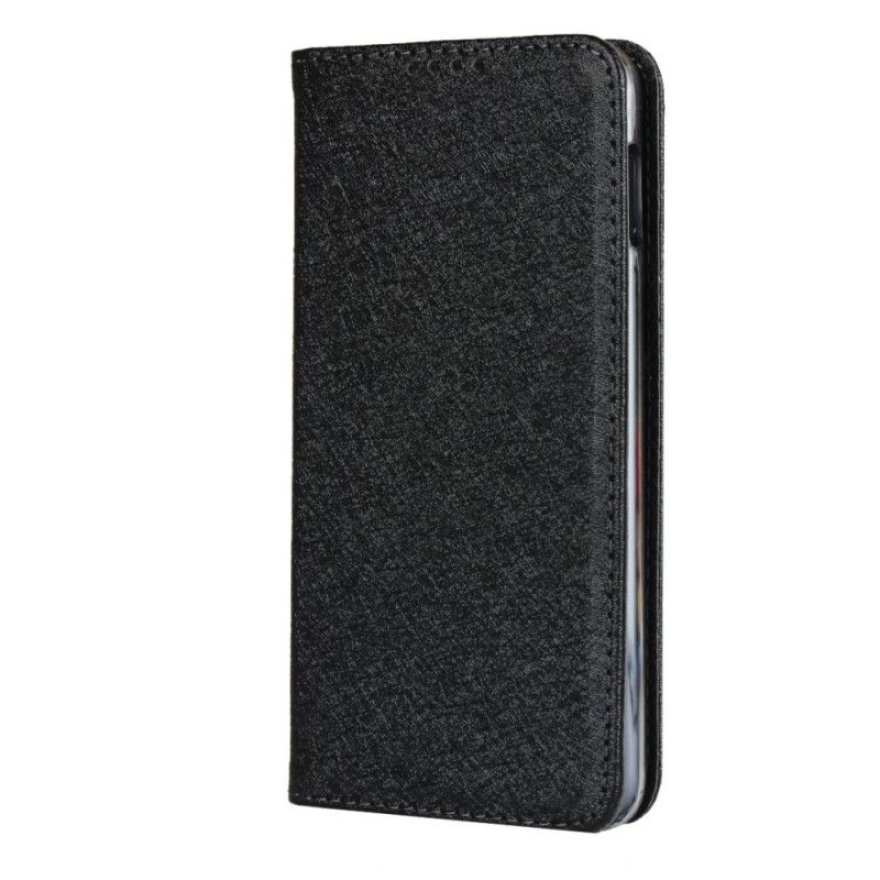 Folio-hoesje voor Samsung Galaxy S10e Rood Zwart Zacht Leer Met Riempje