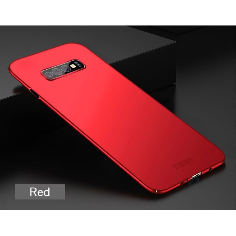 Hoesje Samsung Galaxy S10e Rood Zwart Mofi
