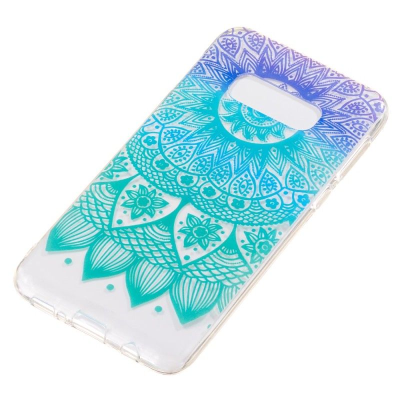 Hoesje Samsung Galaxy S10e Transparante Kleurrijke Mandala