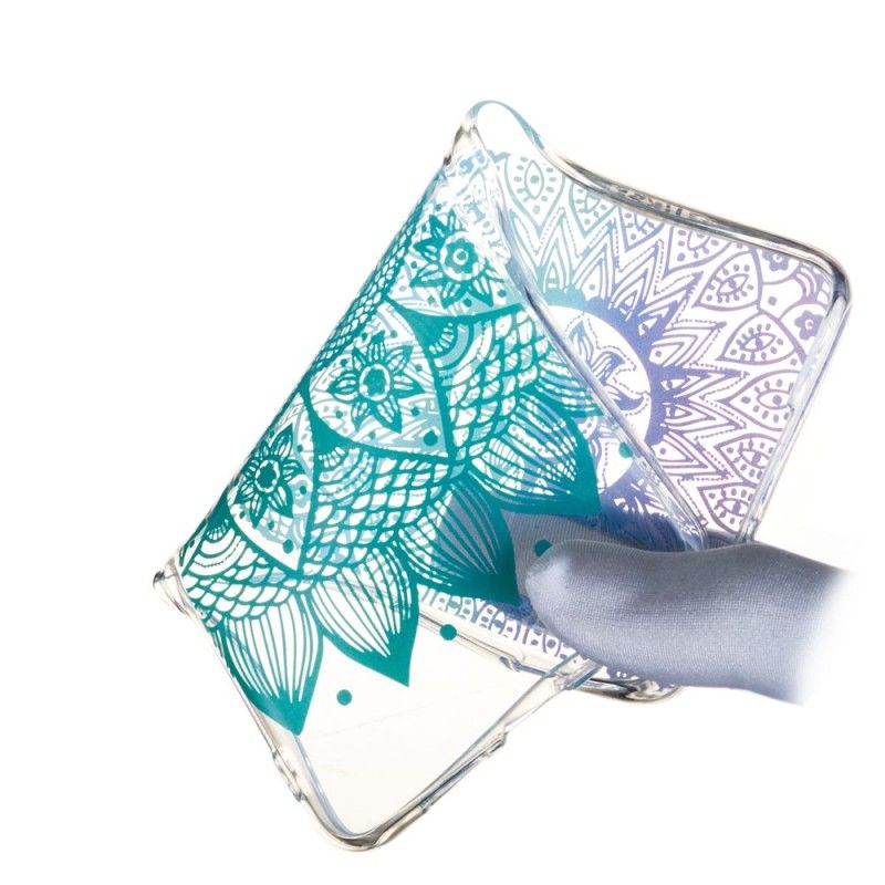 Hoesje Samsung Galaxy S10e Transparante Kleurrijke Mandala