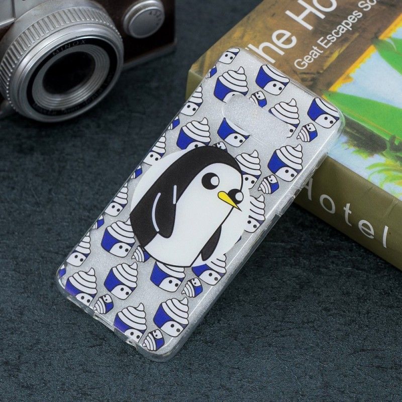 Hoesje Samsung Galaxy S10e Transparante Pinguïns