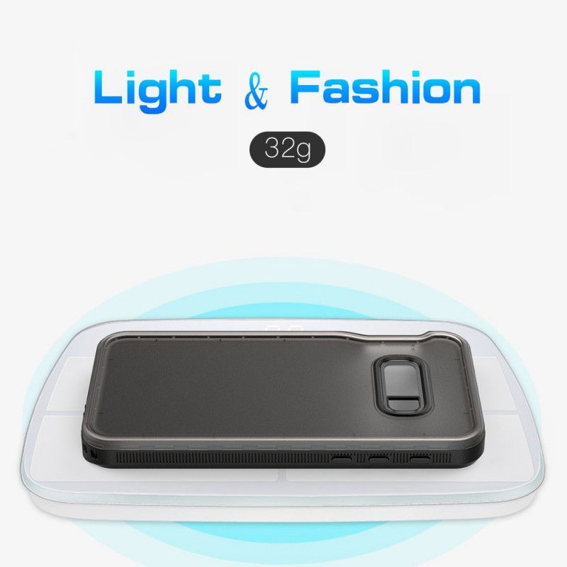 Hoesje Samsung Galaxy S10e Wit Zwart Waterdichte Rode Peper
