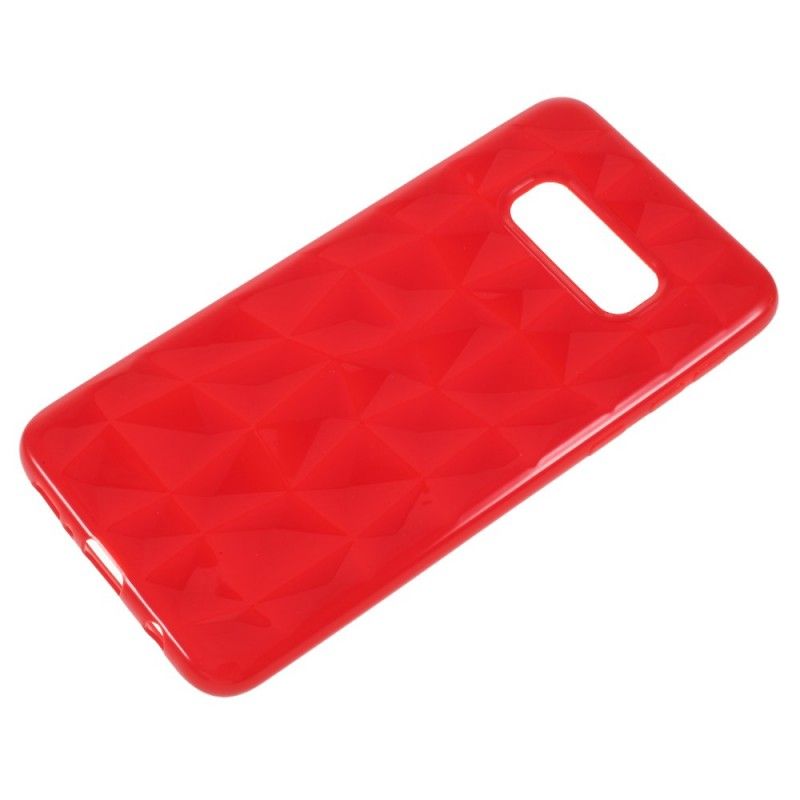 Hoesje voor Samsung Galaxy S10e Diamanttextuur