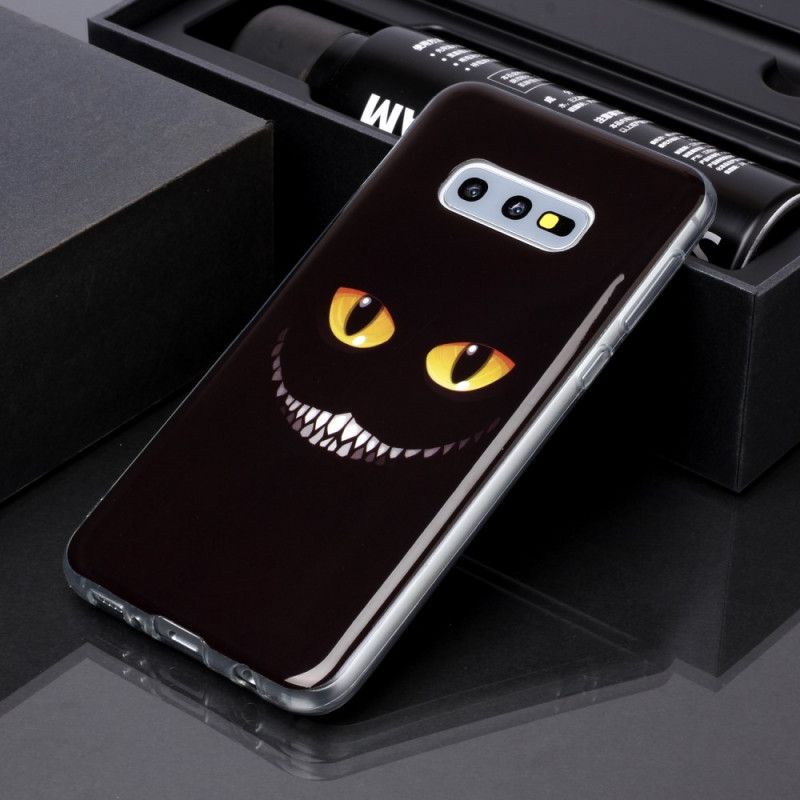 Hoesje voor Samsung Galaxy S10e Duivel Cat