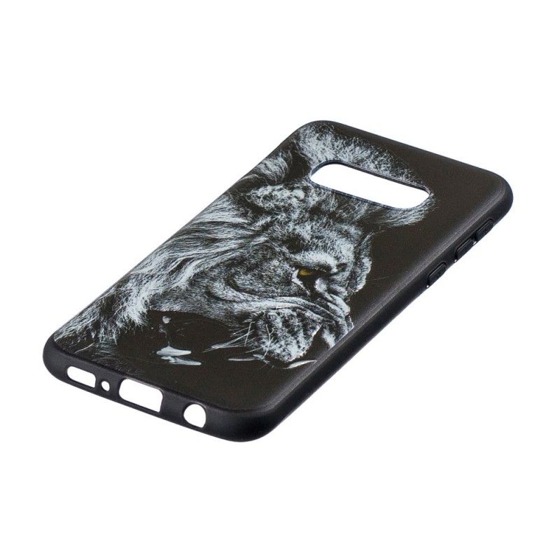 Hoesje voor Samsung Galaxy S10e Woeste Leeuw
