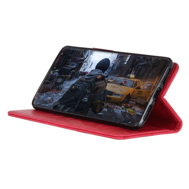 Leren Hoesje Samsung Galaxy S10e Artistieke Knop