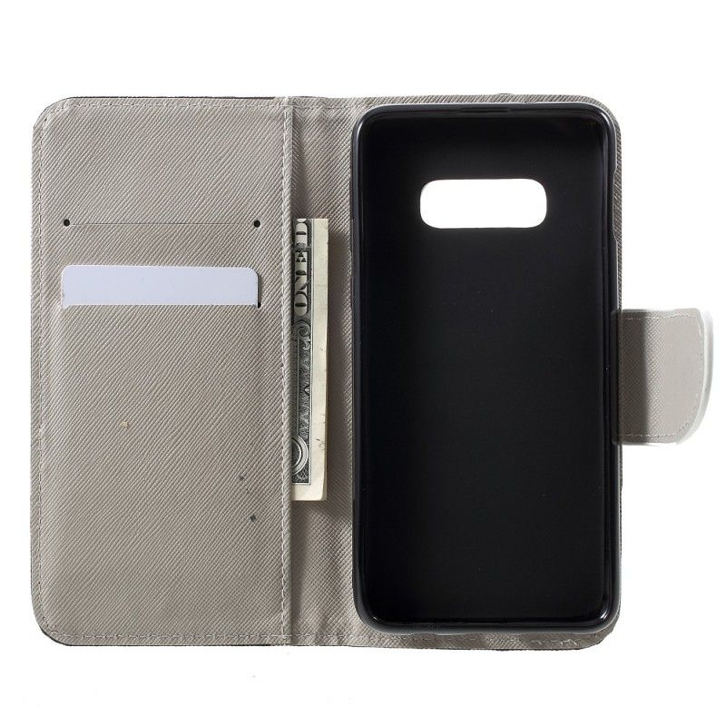 Leren Hoesje Samsung Galaxy S10e Gevaarlijke Beer