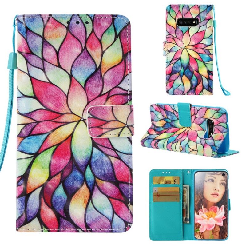 Leren Hoesje Samsung Galaxy S10e Optische Kleur
