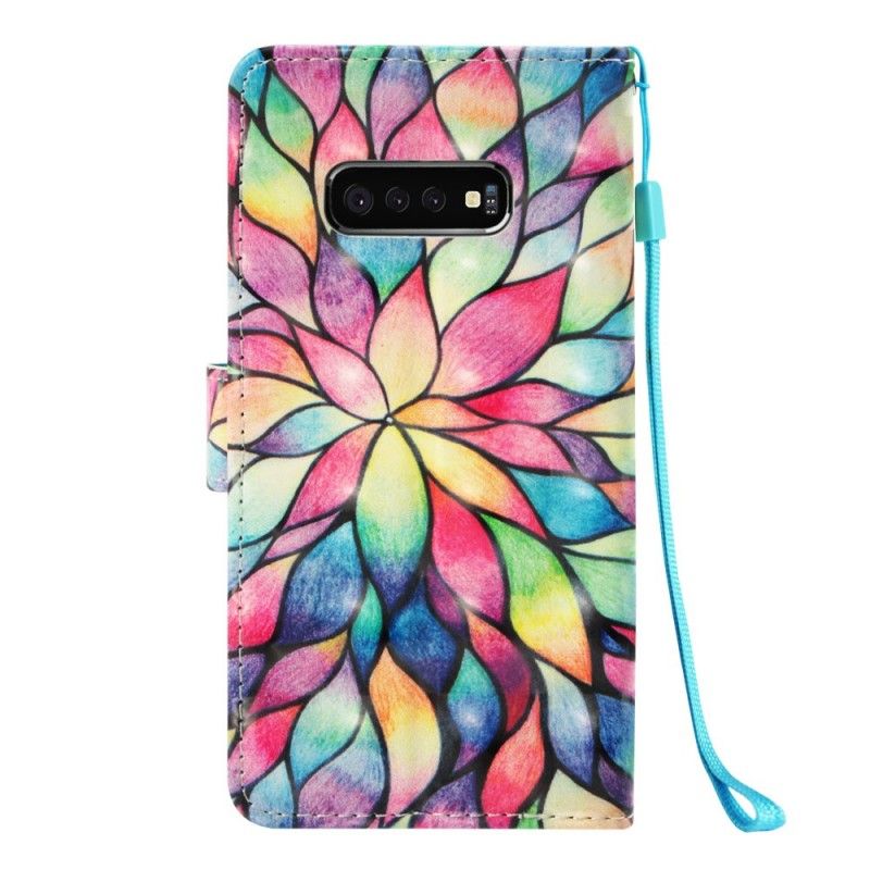 Leren Hoesje Samsung Galaxy S10e Optische Kleur