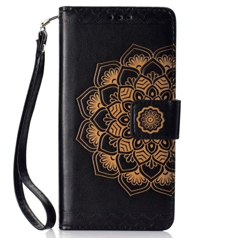 Leren Hoesje Samsung Galaxy S10e Telefoonhoesje Chique Mandala