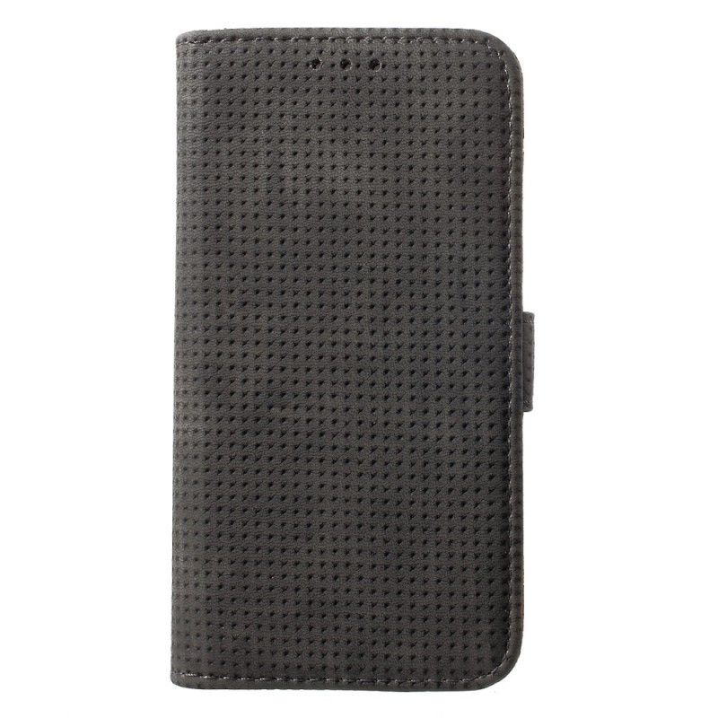 Leren Hoesje Samsung Galaxy S10e Vintage Mesh Leereffect