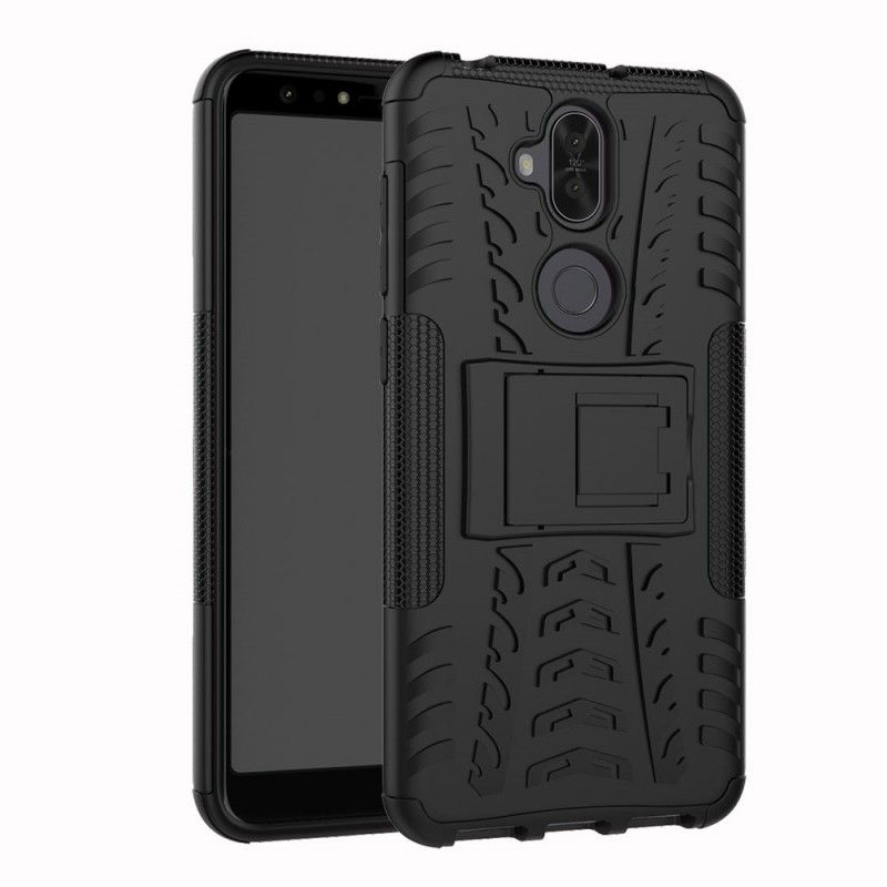 Hoesje Asus ZenFone 5 Lite Wit Zwart Ultrabestendig