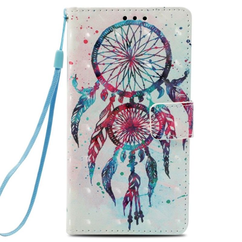 Leren Hoesje Asus ZenFone 5 Lite Telefoonhoesje Aquarel Dromenvanger