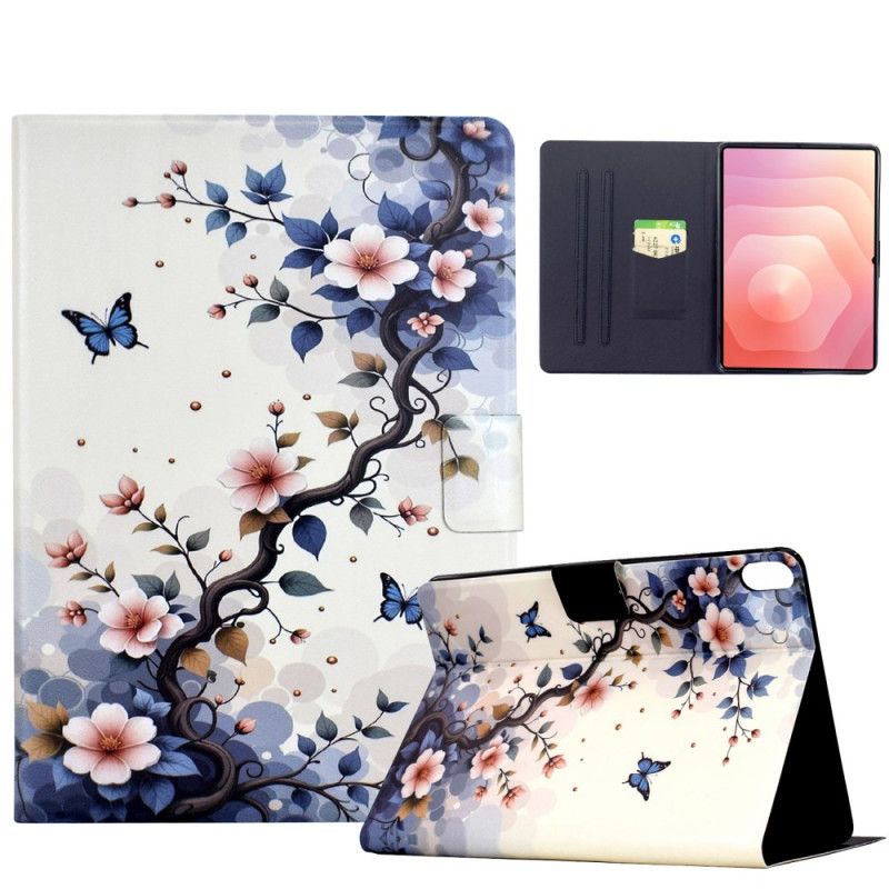 Bescherming Hoesje Samsung Galaxy Tab S11 Bloemen En Vlinders