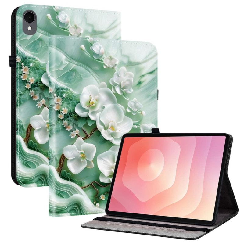 Cover Samsung Galaxy Tab S11 Jadebloemen Bescherming Hoesje