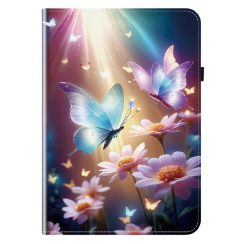 Cover Voor Samsung Galaxy Tab S11 Vlinders In Het Licht