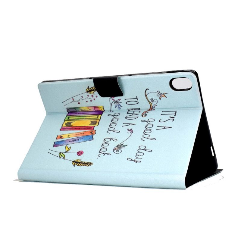 Flip Case Leren Samsung Galaxy Tab S11 Het Is Een Goede Dag