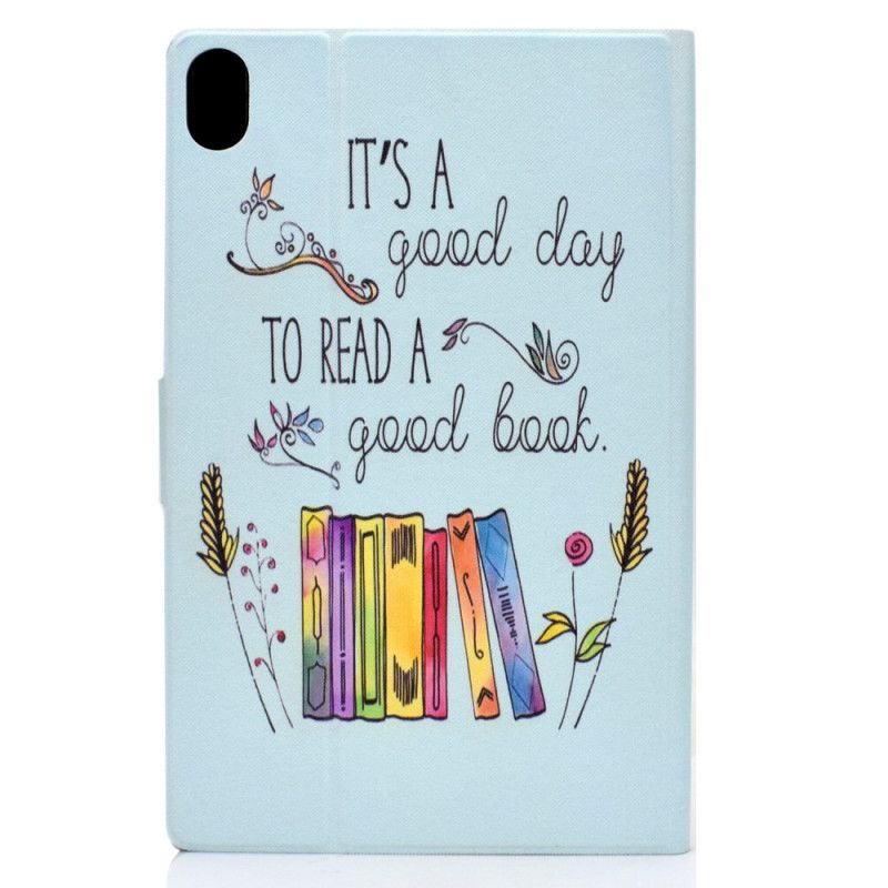 Flip Case Leren Samsung Galaxy Tab S11 Het Is Een Goede Dag