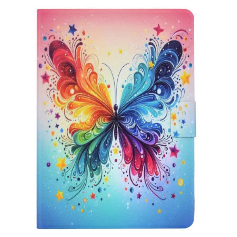 Folio-hoesje Samsung Galaxy Tab S11 Telefoonhoesje Aquarel Vlinder