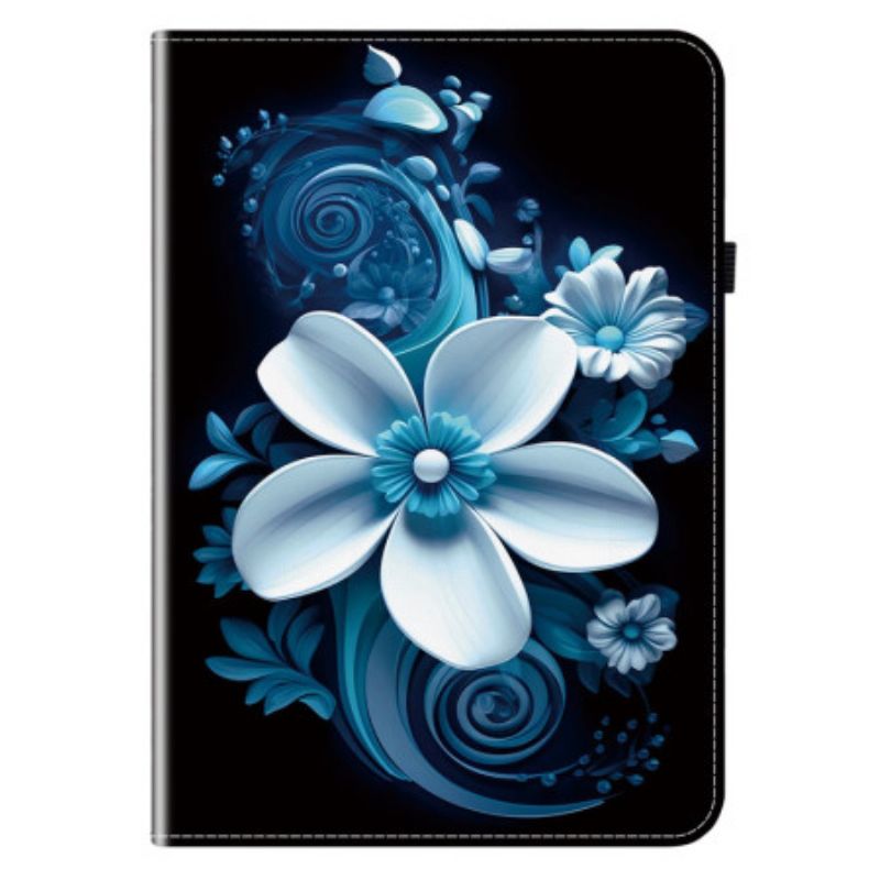 Hoesje Case Samsung Galaxy Tab S11 Telefoonhoesje Zwarte Orchideeën