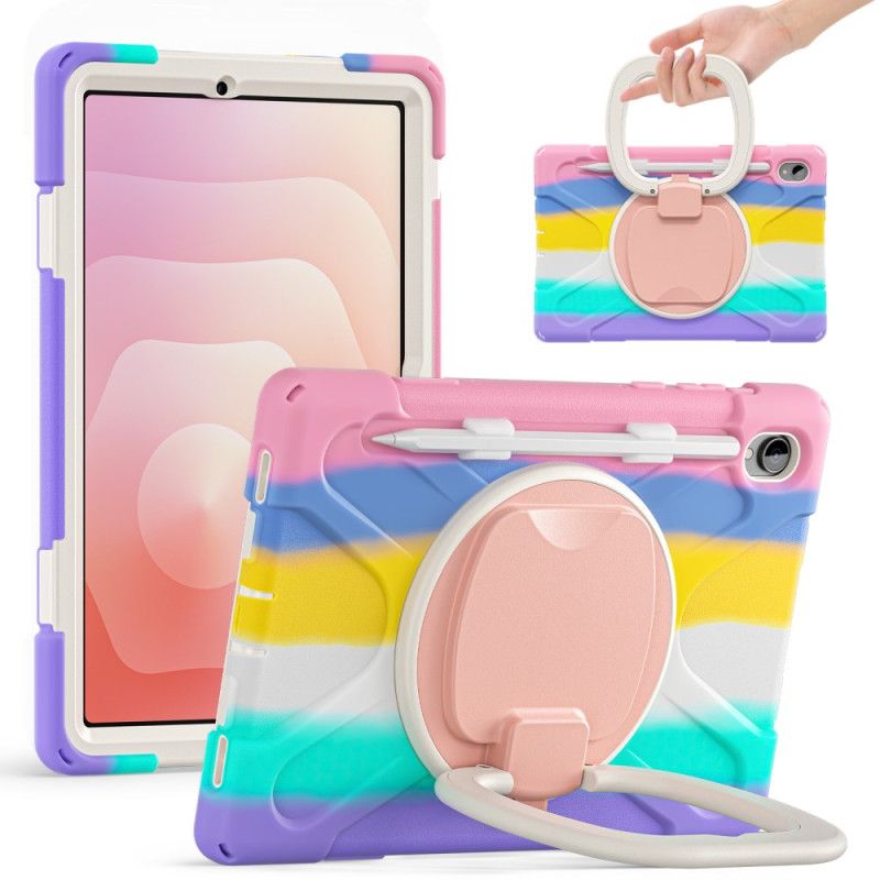 Hoesje Samsung Galaxy Tab S11 Drievoudige Bescherming Met Ringhouder Bescherming Hoesje