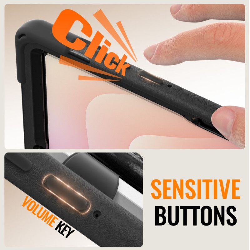 Hoesje Samsung Galaxy Tab S11 Drievoudige Bescherming Met Ringhouder Bescherming Hoesje