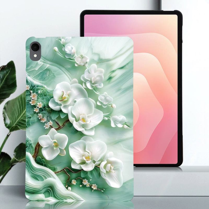 Hoesje Samsung Galaxy Tab S11 Jadebloemen