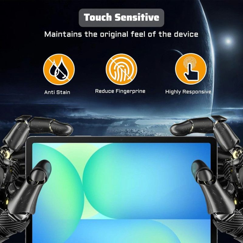 Hoesje Samsung Galaxy Tab S11 Transparant Met Gehard Glazen Schermbeschermer