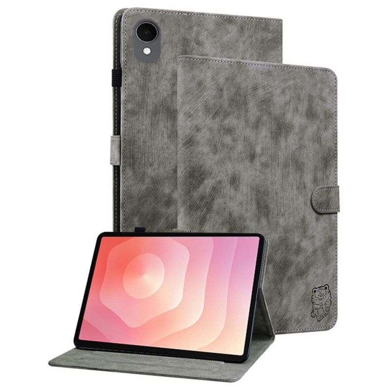 Leren Hoesje Samsung Galaxy Tab S11 Vintage Suède-effect Bescherming Hoesje