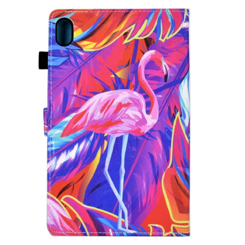 Leren Hoesje Voor Samsung Galaxy Tab S11 Flamingo