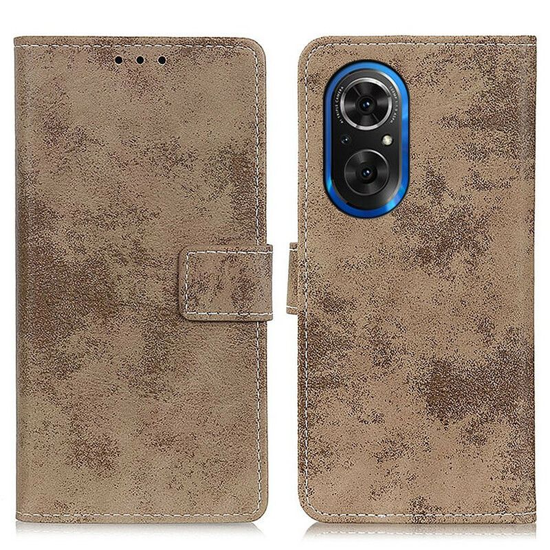 Bescherming Hoesje Honor 50 Se Vintage Leereffect