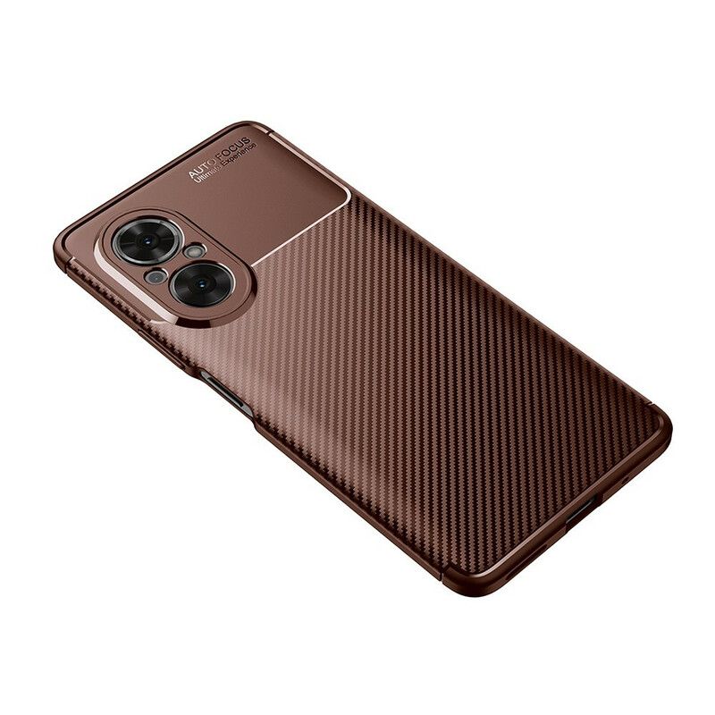 Cover Hoesje Honor 50 Se Telefoonhoesje Flexibele Koolstofvezeltextuur