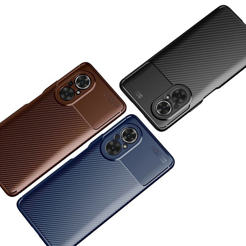 Cover Hoesje Honor 50 Se Telefoonhoesje Flexibele Koolstofvezeltextuur