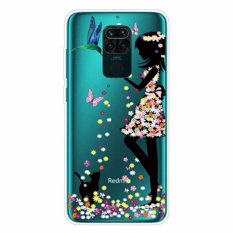 Cover Hoesje Xiaomi Redmi Note 9 Telefoonhoesje Magische Vrouw