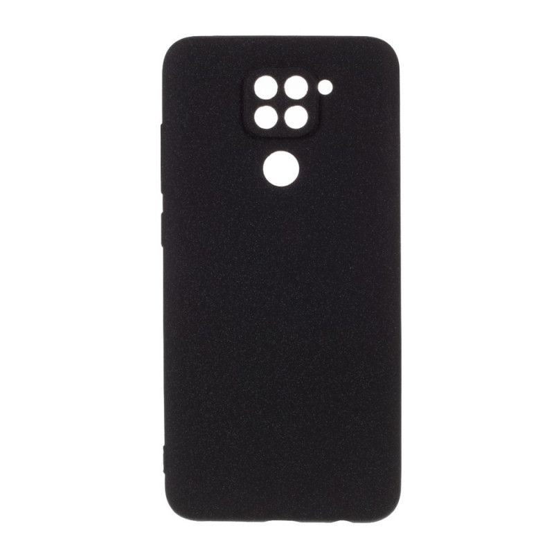 Hoesje Xiaomi Redmi Note 9 Grijs Zwart Matte Glitter