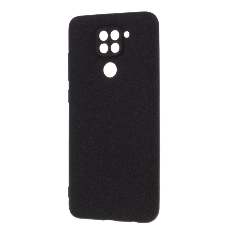 Hoesje Xiaomi Redmi Note 9 Grijs Zwart Matte Glitter