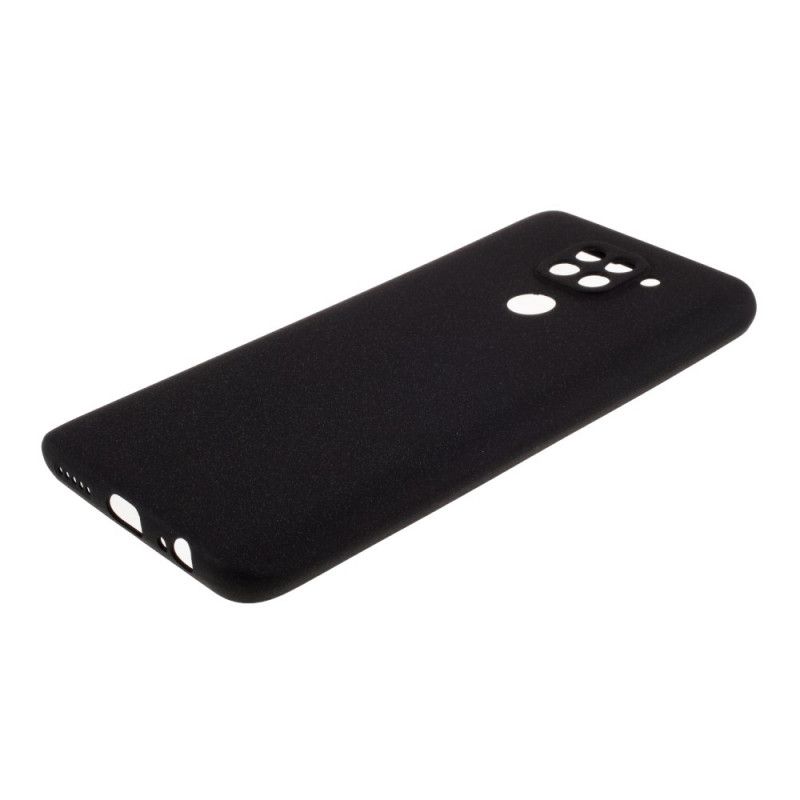 Hoesje Xiaomi Redmi Note 9 Grijs Zwart Matte Glitter