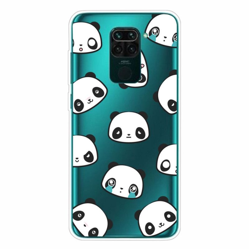 Hoesje Xiaomi Redmi Note 9 Sentimentele Panda'S