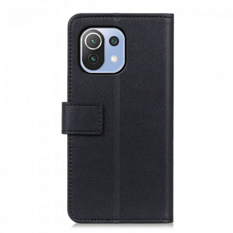 Bescherming Hoesje Xiaomi Mi 11 Lite 5g Ne / Mi 11 Lite 4g / 5g Eenvoudig Glanzend Leereffect